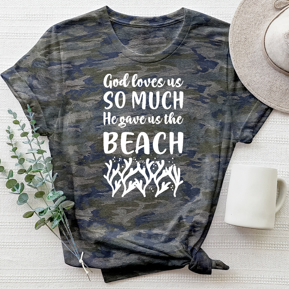God Gave us the Beach Camo Tee