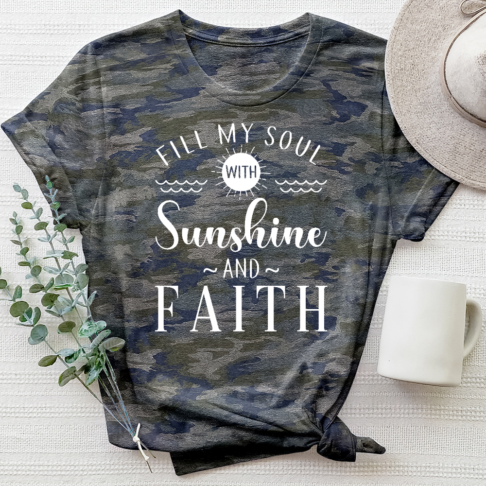 Fill My Soul Camo Tee