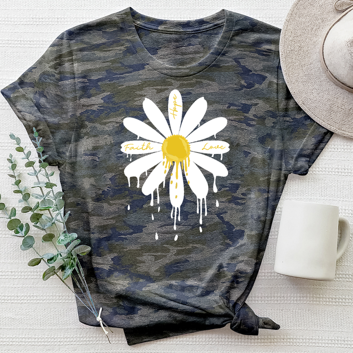Daisy Drip Camo Tee