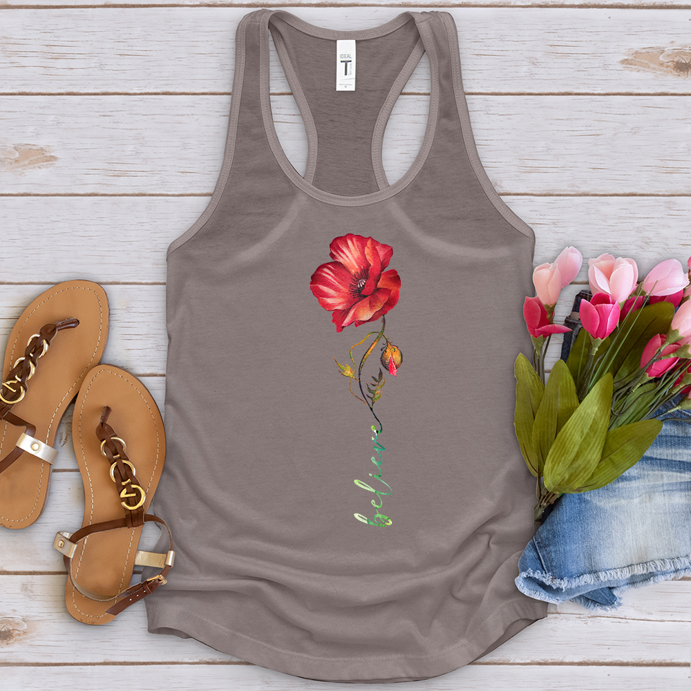 Believe Floral Tank Top