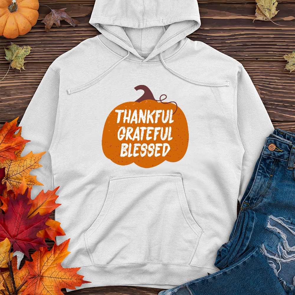 TGB Autumn Pumpkin Scene   Midweight Hoodie