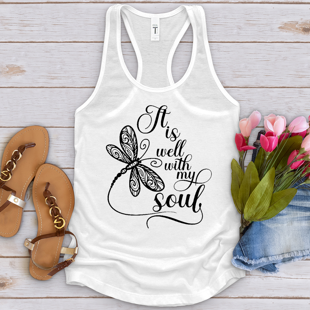 It Is Well Dragonfly Tank Top