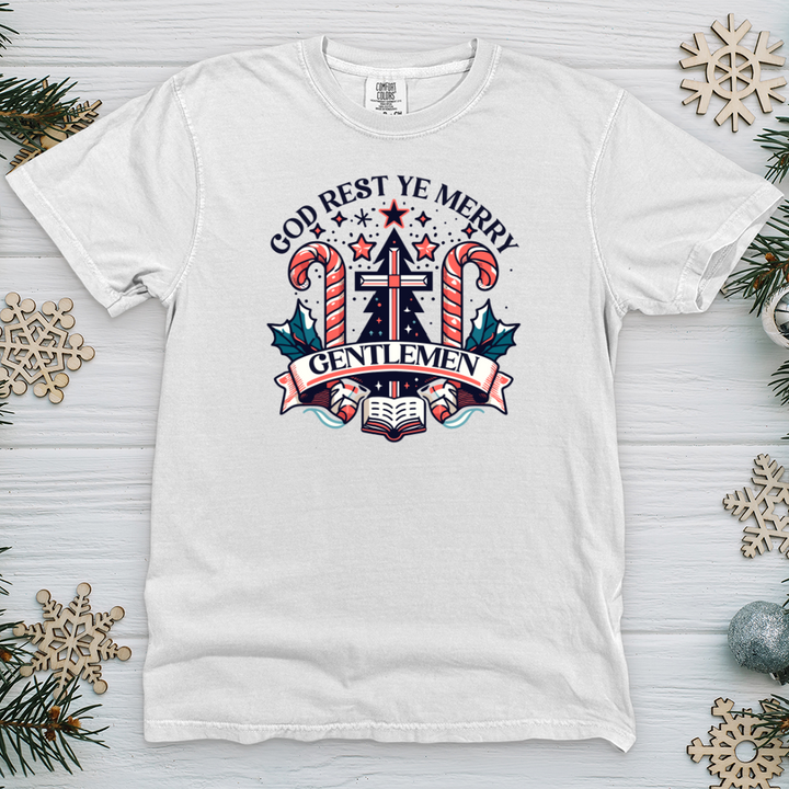 God Rest Ye Merry Gentlemen Heavy Cotton Comfort Colors Tee