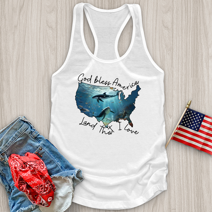 Ocean With Animals in It 3 Tank Top