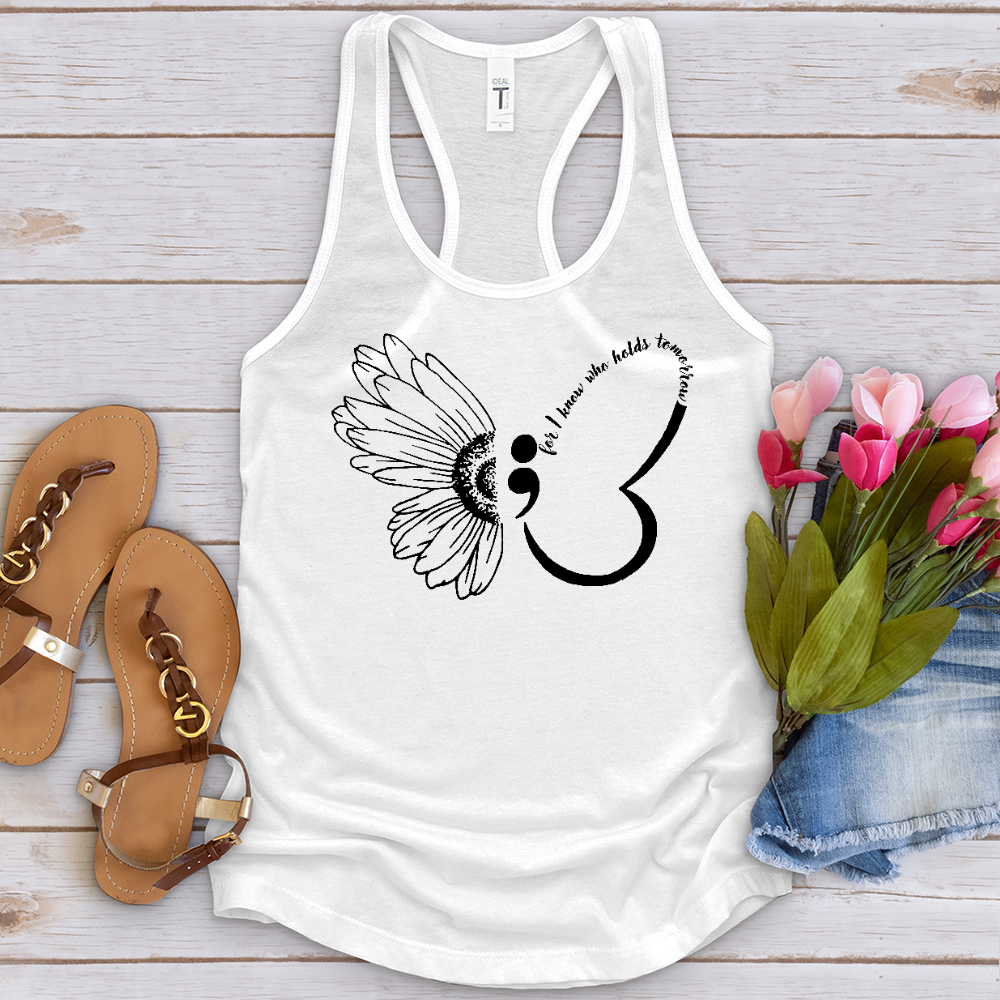 Who Holds Tomorrow Butterfly Tank Top