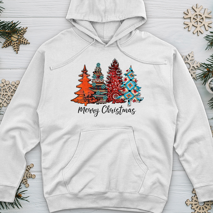 Texas Christmas Midweight Hooded Sweatshirt