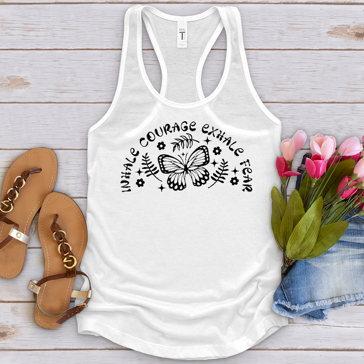 Exhale Fear Butterfly Tank Top