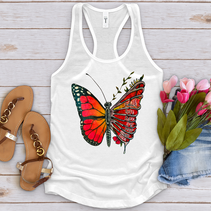 Faith Butterfly Tank Top