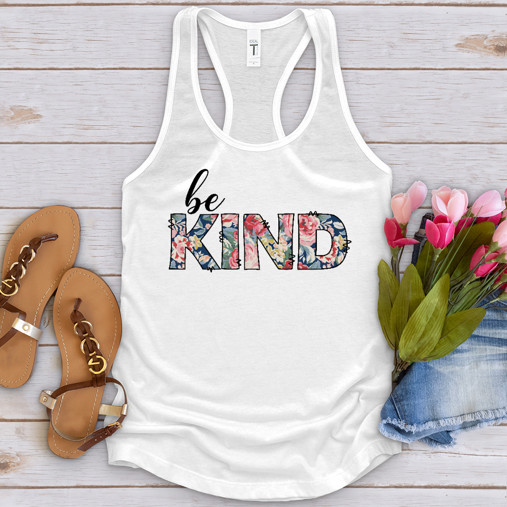 Be Kind Flowers Tank Top