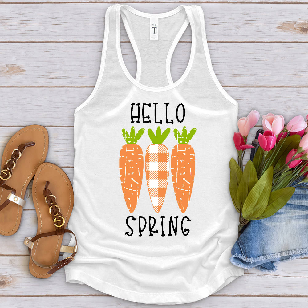 Hello Spring Carrots Tank Top