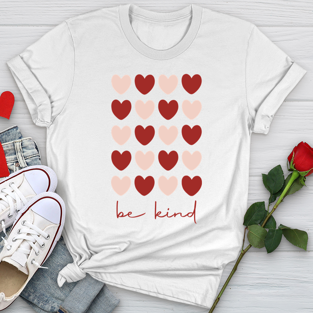 Be Kind Heart 01 Softstyle Tee