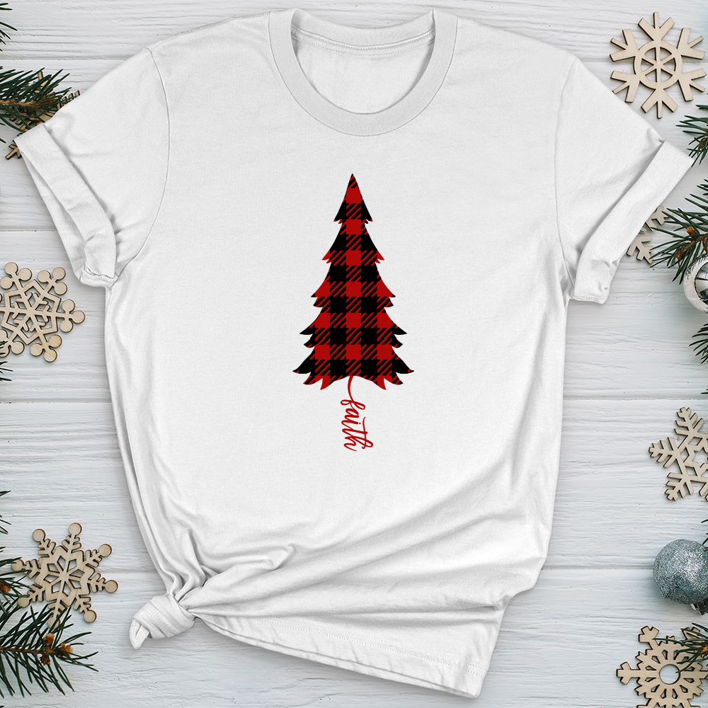 Faith Christmas Pattern Softstyle Tee