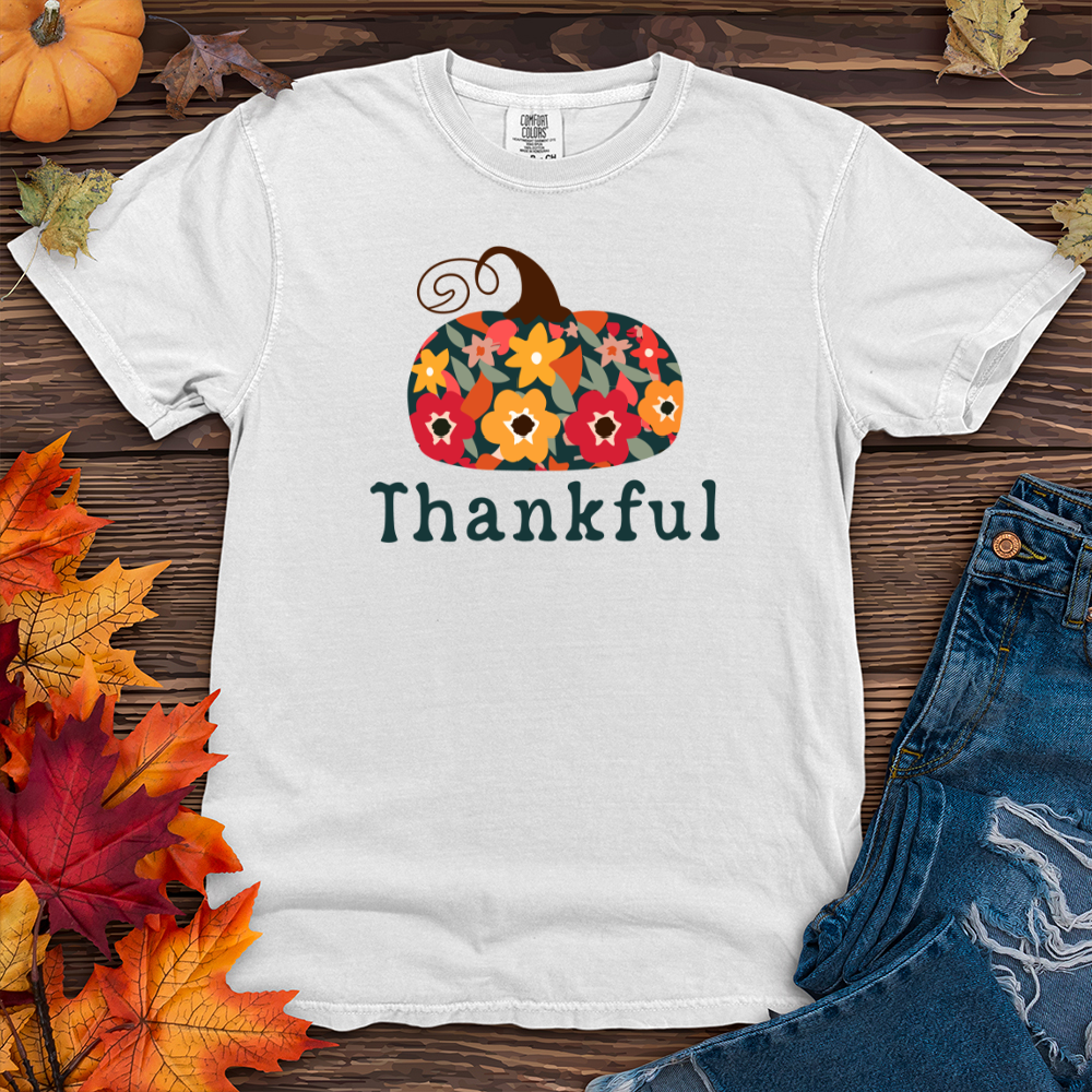 Thankful pumpkin 2 Heavy Cotton Comfort Colors Tee