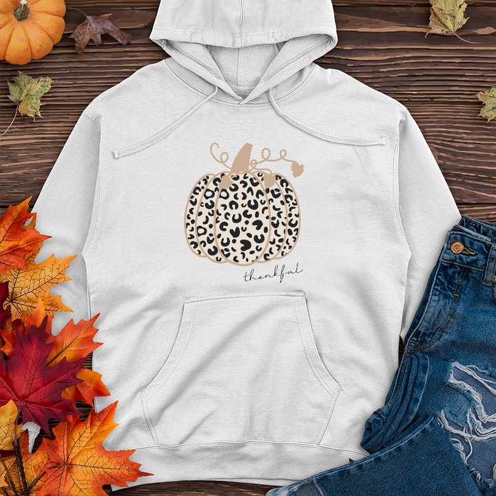 Thankful Leopard Pumpkin   Midweight Hoodie