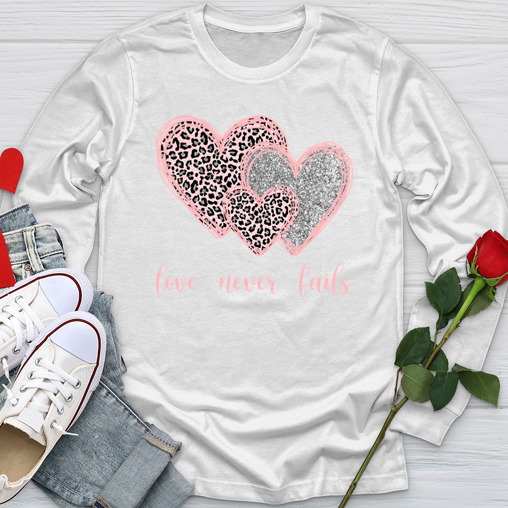 Love Never Fails Softstyle Long Sleeve