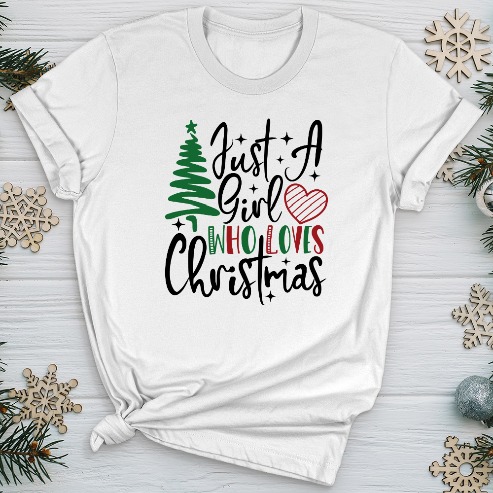Just A Christmas Girl Softstyle Tee