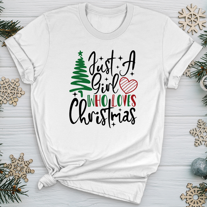 Just A Christmas Girl Softstyle Tee