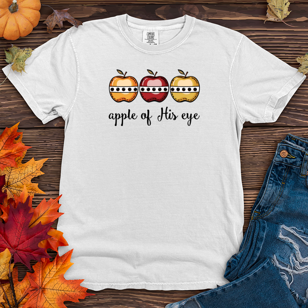 Retro Apple Cider Argyle Trio Heavy Cotton Comfort Colors Tee