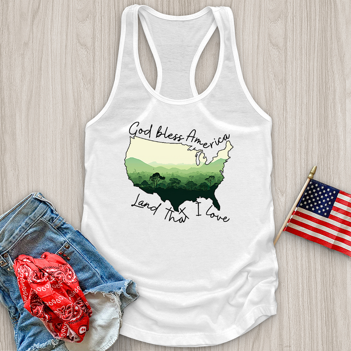 God Bless Rainforest Variation Tank Top