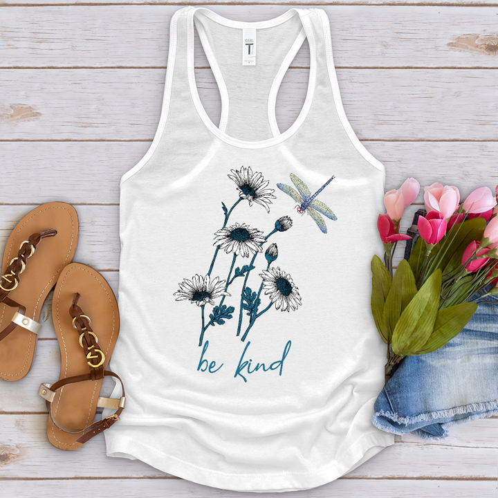 Be Kind Daisy Flower Tank Top