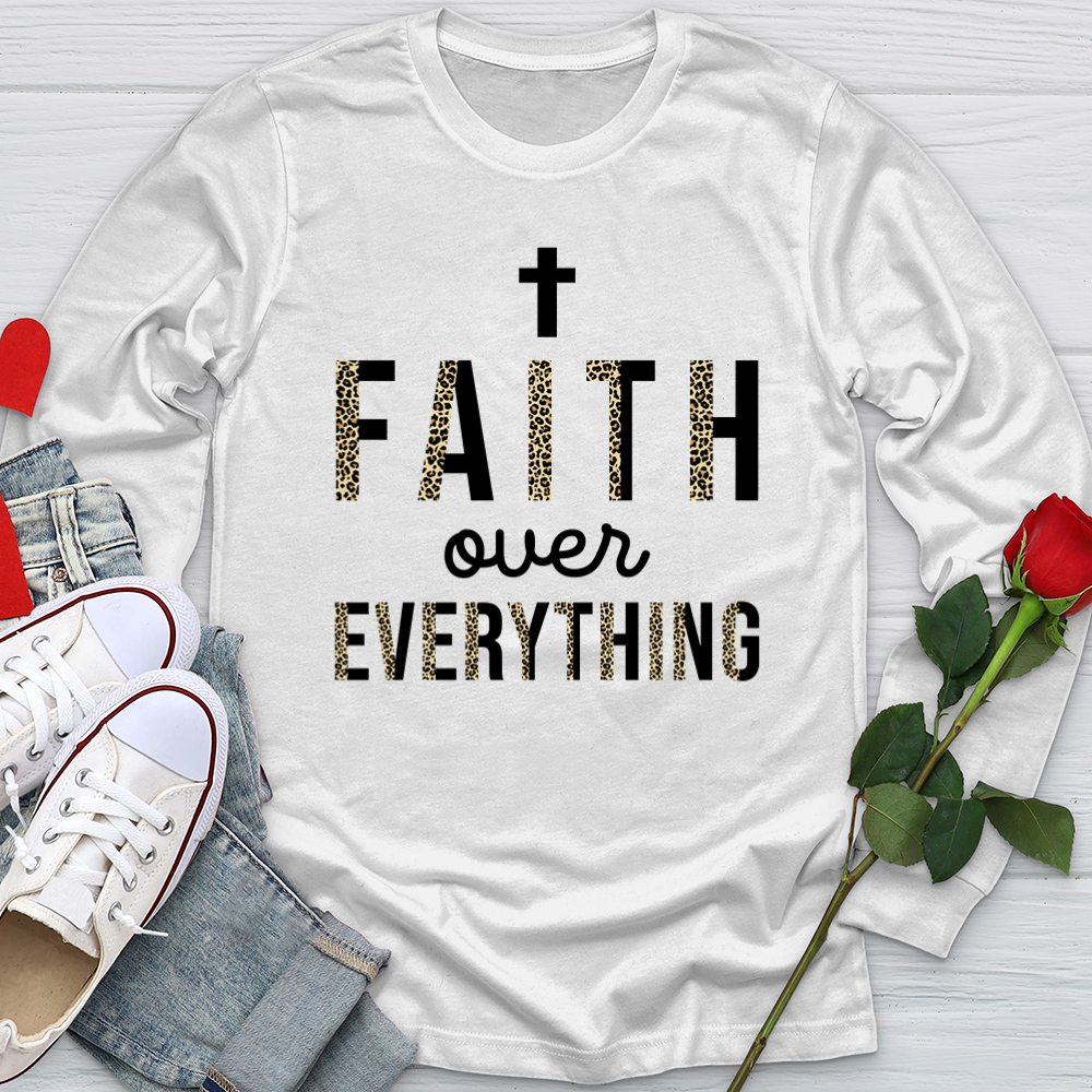 Faith Over Everything Softstyle Long Sleeve