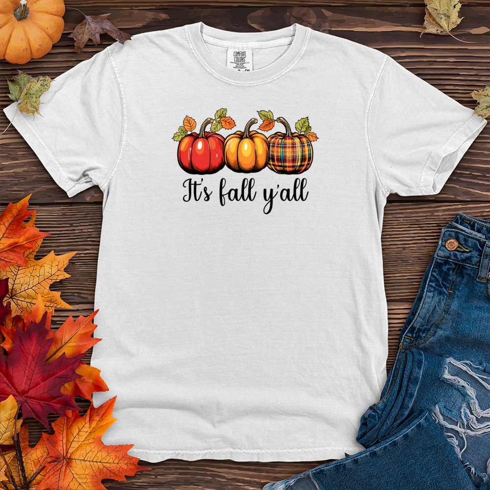 Its fall yall Heavy Cotton Comfort Colors Tee